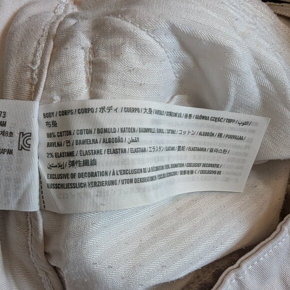 Hollister Ultra High Dad Pant Cargo Pants Cream Sive 29R Cotton Utility - Picture 10 of 13